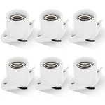 Saysurey 6 Pcs E26 Light Socket Porcelain Lamp Holder Medium Keyless T.... Fixed Price $27.87.