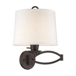 1 Light Swing Arm Wall Sconce Livex Lighting 4903-07. Fixed Price $235.96.