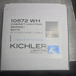 Kichler 10572wh 14" Connector Cable For Light Bars - White. Fixed Price $10.97.