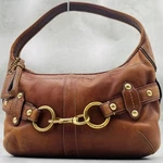 Coach 11261 Ergo Soho Hampton Brown Leather Belted Shoulder Hobo Bag Vintage. Fixed Price $208.00.