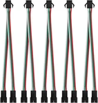 Btf-lighting 5 Pcs Jst Sm 3pin V Shape 1 To 2 Connectors For 3 Pin Smd Ws2812b W. Fixed Price $19.02.
