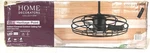 Home Decorators Heritage Point 25 In. Led Indoor Matte Black Ceiling Fan Sealed. Fixed Price $144.99.