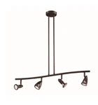 Trans Globe W-466rob Four 4 Light Wave Track Kit Rubbed Oil Bronze No Bulbs Nos. Fixed Price $75.00.