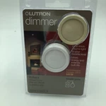 Lutron Rotary Push Knob Dimmer Switch - Single Pole White/ivory D-600ph-dk. Fixed Price $13.37.