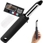 Stainless Steel Peeler, Swivel Blade, For Apples Potatoes Carrots, Black. Fixed Price $18.37.