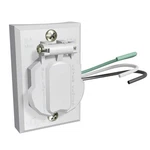 Solus Sco-338 120v Grounded Outdoor Convenience Outlet For Lamp Single, White. Fixed Price $14.76.