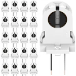 20-pack Screw Type T8 Lamp Holder With Wires Ul Non-shunted Tombstone Light Soc. Fixed Price $21.69.