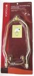 New Vintage 2003 Goldtone Steel Portfolio Table Lamp Shade 9" Harp Assembly. Fixed Price $20.00.
