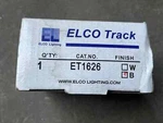 Elco Et1626 Line Voltage Gu10 Bowen Track Fixture Gimbal 50w Black. Fixed Price $19.00.