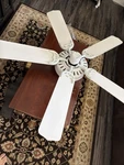 Hunter 25466 Ceiling Fan -52 Inch - White Fast Shipping. Fixed Price $70.00.