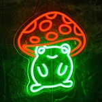 Wlhope Mushroom Frog Neon Light For Wall 12.6x12.2 Inches,. Fixed Price $42.99.