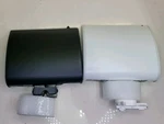 2x Nib Nora Lighting 8" Dipper Track Head Nte-880315 Black White. Fixed Price $100.00.