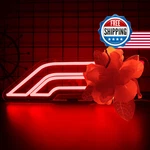 Racing Neon Signs For Wall Decor Sports Led Lights Sign Man Cave Beer. Fixed Price $51.27.