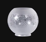 B&p Lamp Bow And Scroll Design Etched Gas Shade. Fixed Price $110.30.