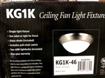 Casablanca Ceiling Fan Center Stem Light Fixture Rustic Iron Finish Kg1k-46. Fixed Price $59.99.