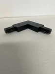 Elco Lighting Ec804bk Two Circuit Track L Connector With Power Entry, Black. Fixed Price $20.00.