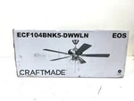 Craftmade Eos Clear 4-light 52 In. Indoor Dual Mount Brushed Nickel Ceiling Fan. Fixed Price $94.99.