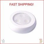 Westek Bl-putn-w6 Ultra-thin Led Puck Light - 6pk With Batteries, White. Fixed Price $27.52.