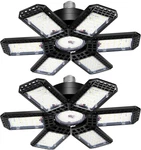 Audles 2 Pack Garage Lights, 200w 20000lm 6500k Led Shop Light Ce. Fixed Price $42.32.