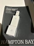 Hampton Bay Track Conduit Power Feed White Finish 2400 Watts, 1004612901. Fixed Price $11.20.