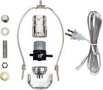 Ml93h Silver Finish Make-a-lamp Kit With All Parts Needed And Instructions For. Fixed Price $26.99.