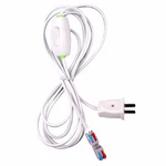 1pcs White Hanging Light Cord E27 Bulb Socket To 2-prong With On/off Switc. Fixed Price $14.14.