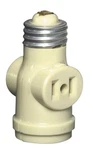 Leviton C21-01403-00i 15a 125v 660w Ivory Plastic Medium Base Keyless Socket. Fixed Price $7.84.