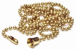 Leviton C20-00006-000 Brass Bell Pull Chain 3 L Ft. For Extension/replacement. Fixed Price $7.90.