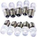 10pcs E10 Screw 3v Warm White Spot Led Bulb Light Lamps +10pcs Base (dc3v, W. Fixed Price $14.35.