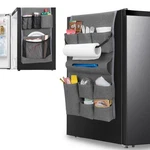 Mini Fridge Organizer, Dust Cover With 14 Pockets For Most Household Refriger.... Fixed Price $37.79.