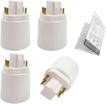 E-simpo 4pcs 4-pin Gx24q To E26/e27 Light Socket Adapter Cfl G24q 4p Lamp Base. Fixed Price $21.99.