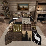 Erosebridal Rustic Patchwork Bedding Set Christmas Buffalo Plaid Comforter. Fixed Price $43.42.