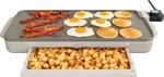 Bella - 10" X 20" Electric Griddle With Warming Tray Oatmilk. Fixed Price $39.99.