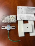 Juno T29wh White Floating Electrical Feed For Single Circuit Track Lighting. Fixed Price $19.00.