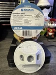 3) Sigma Electric 14383wh White Round Metal Lampholder Cover 4.13 H X W In.. Fixed Price $15.99.