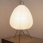 Nogy Noguchi Style Paper Lamp Akari Lantern Rice Table Lamp, Cream. Fixed Price $59.27.