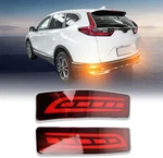 Pgtopone Red Led Rear Bumper Reflectors Fog Brake Tail Light Lamps Kit For Hond. Fixed Price $106.99.