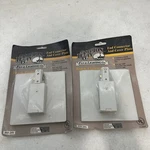 Lot Of 2 Hampton Bay White End Connector And Cover Plate 555-251 - New. Fixed Price $15.30.
