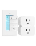 Dewenwils 2 Independent Control Sockets Electrical Remote Outlet Switch For Plug. Fixed Price $19.99.
