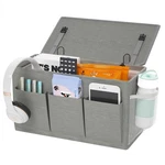 Edudif Dual-purpose Bedside Caddy Organizer, Bed With 6 Grey. Fixed Price $20.97.