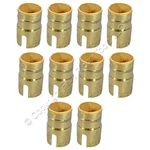 10 Leviton Pull Chain Turn Key/knob Light Socket Lamp Holder Metal Shells 250w. Fixed Price $65.30.