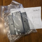 Wac Lighting Hfc-bk H Track Floating Canopy Black-new. Fixed Price $15.99.