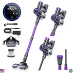 Cordless Stick Vacuum Cleaner, 6-in-1, Led Display, 40min Battery, Lightweight. Fixed Price $203.83.