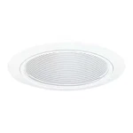 Juno Lighting 205 Wwh Recessed Down Light Trim, 5 In, Wht/wht, Baffle, Srs205. Fixed Price $17.59.