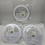 3 X Kichler Universal Goof Ring Steel White 6.3"-7.5" Dlgr07wh (b26. Fixed Price $15.99.