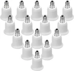 Jackyled 15-pack E12 To E26 E27 Adapter Chandelier Light 15 Pack, White. Fixed Price $27.69.