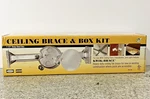 Hubbell Raco Ceiling Fan & Light Fixture Brace Box Kit With Kwik-brace. Fixed Price $12.99.