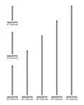 Hinkley Lighting 990048f 48"l Downrod For Ceiling Fans - Grey. Fixed Price $60.00.