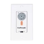 Craftmade Ics2-wall White Fan & Light Wall Control For Ceiling Fans. Fixed Price $34.71.