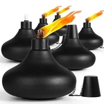New Best Zspeng 6 Pack Metal Table Top Torches,24.5 Oz Citronella Torches For. Fixed Price $57.30.
